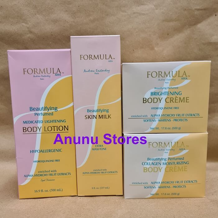 Formula AHA Skin Beautifying Products